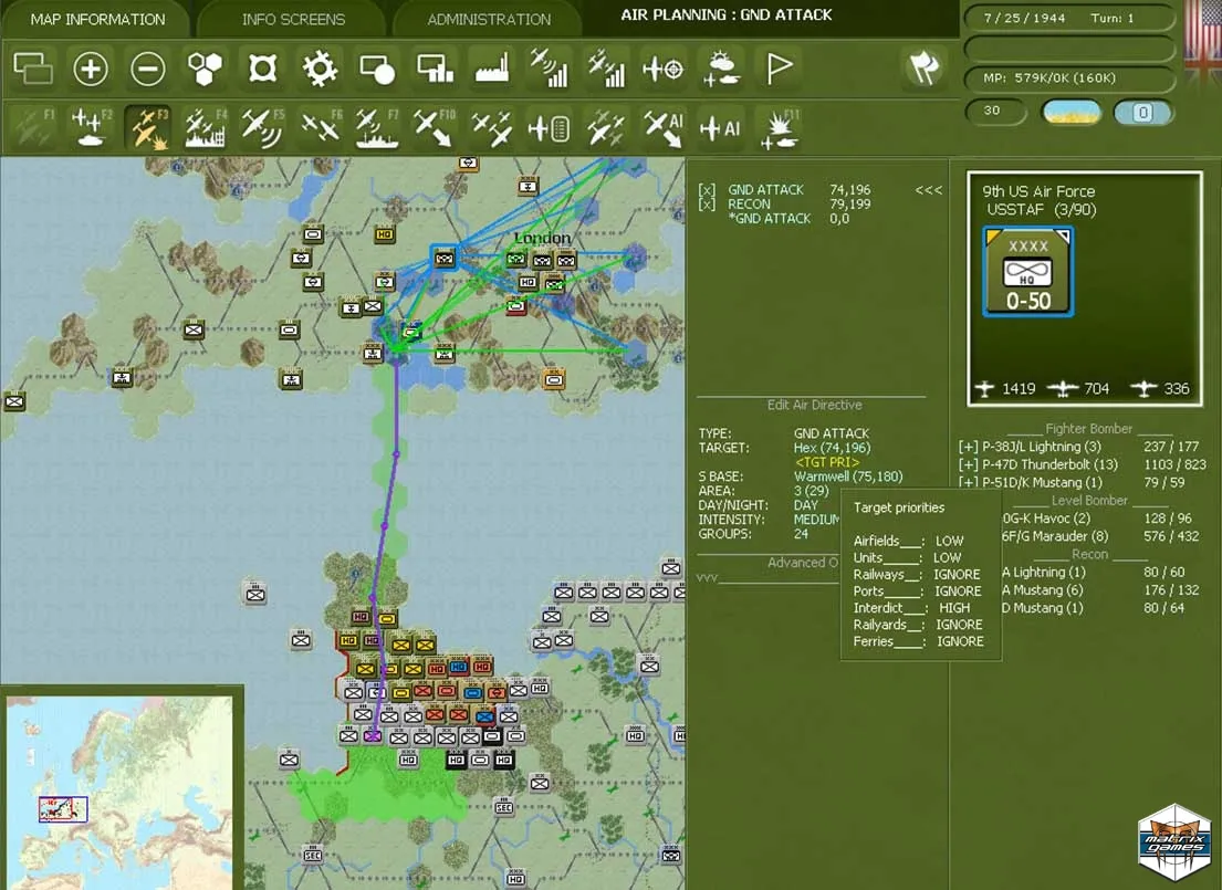 Gary Grigsby's War in the West: скриншот 3