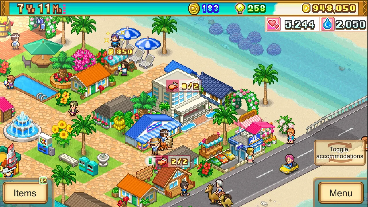 Tropical Resort Story: скриншот 1