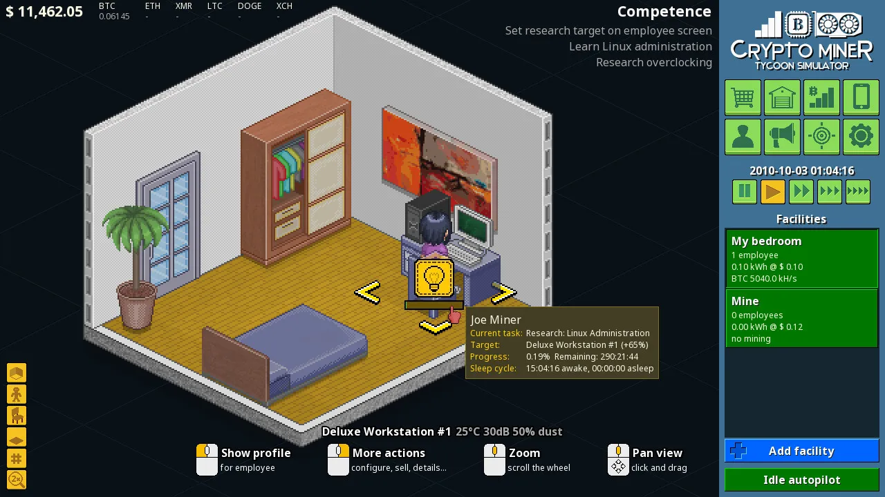 Crypto Miner Tycoon Simulator: скриншот 1