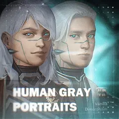 Human Portraits Gray