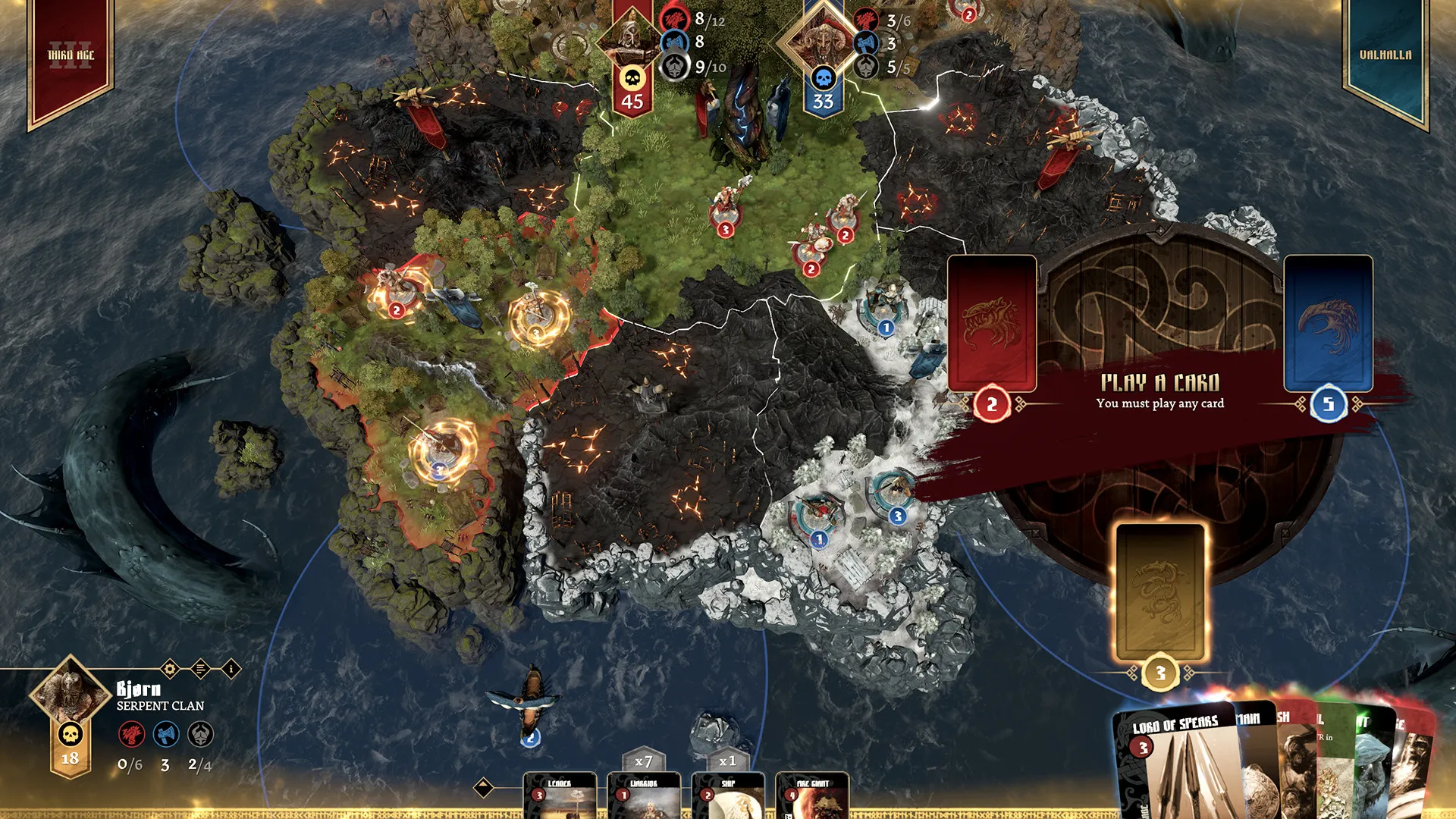 Blood Rage: Digital Edition: скриншот 1