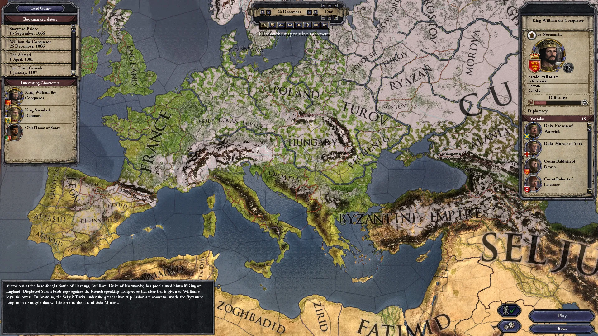 Crusader Kings II: скриншот 1