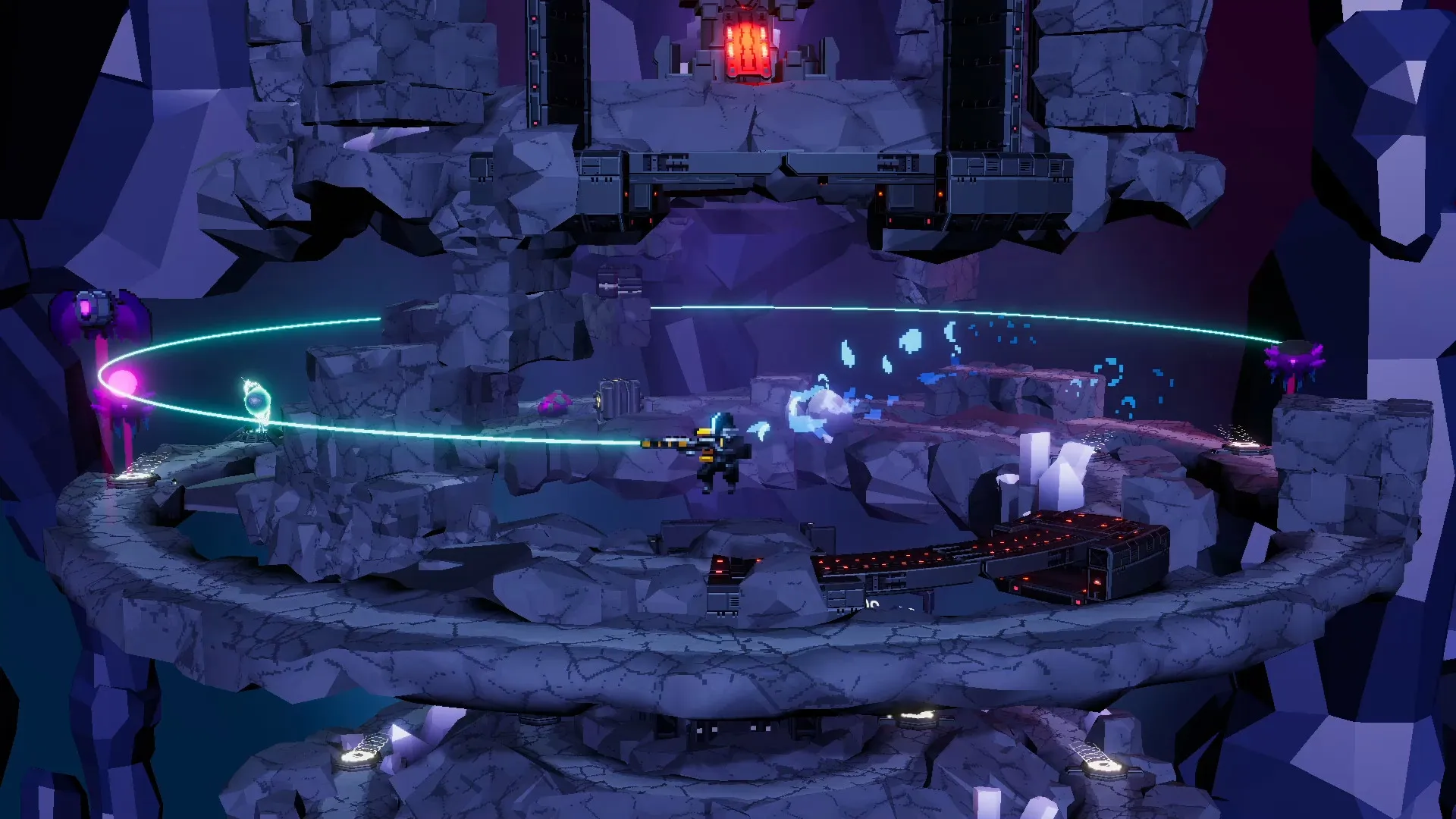 Orbital Bullet – The 360° Rogue-lite: скриншот 1