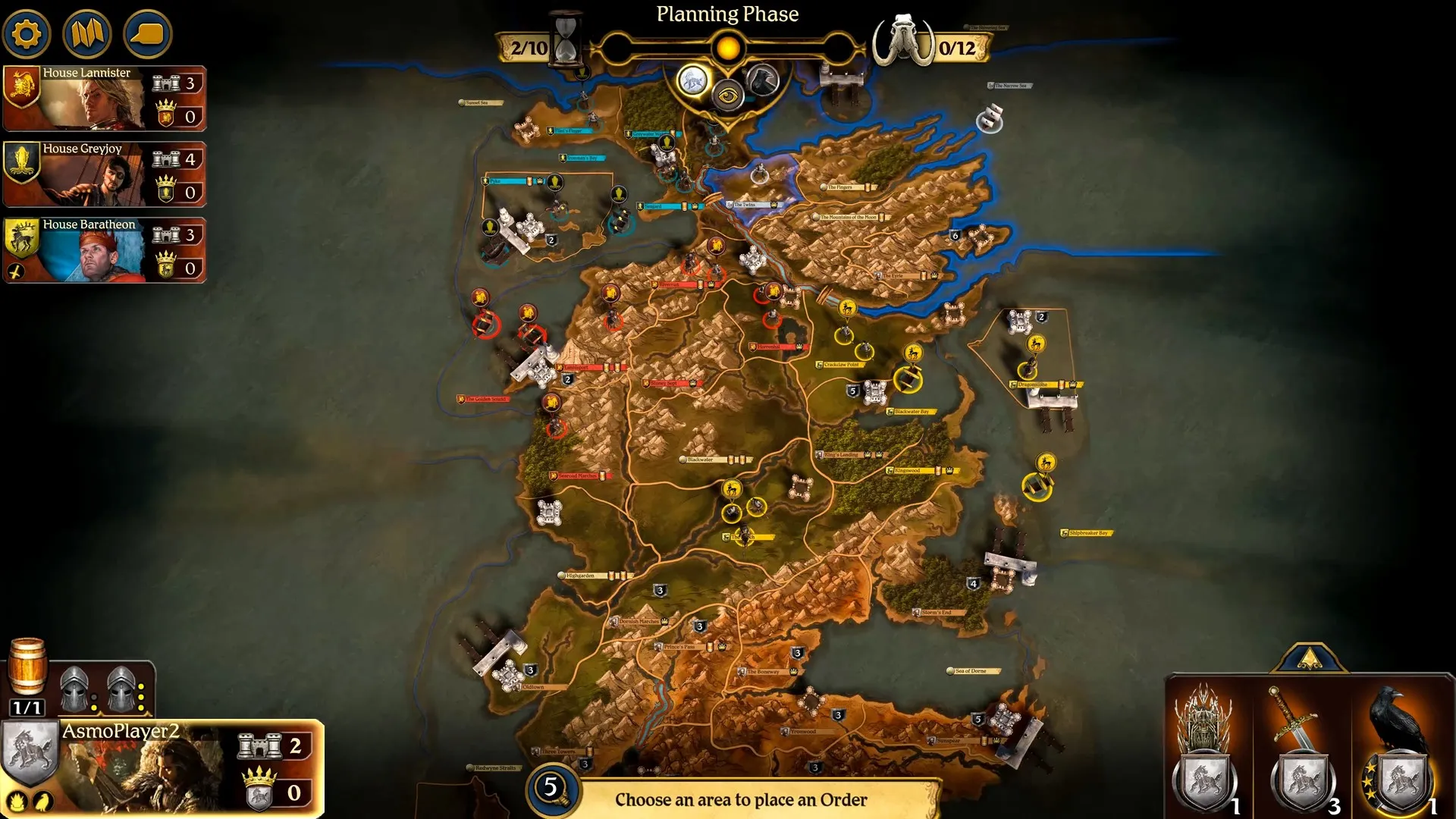 A Game of Thrones: The Board Game - Digital Edition: скриншот 1