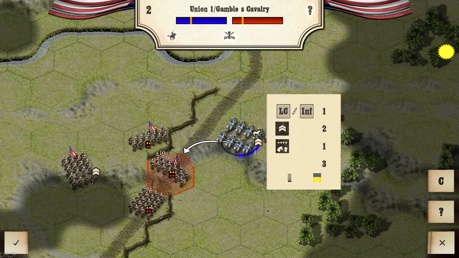 Civil War: Gettysburg: скриншот 2