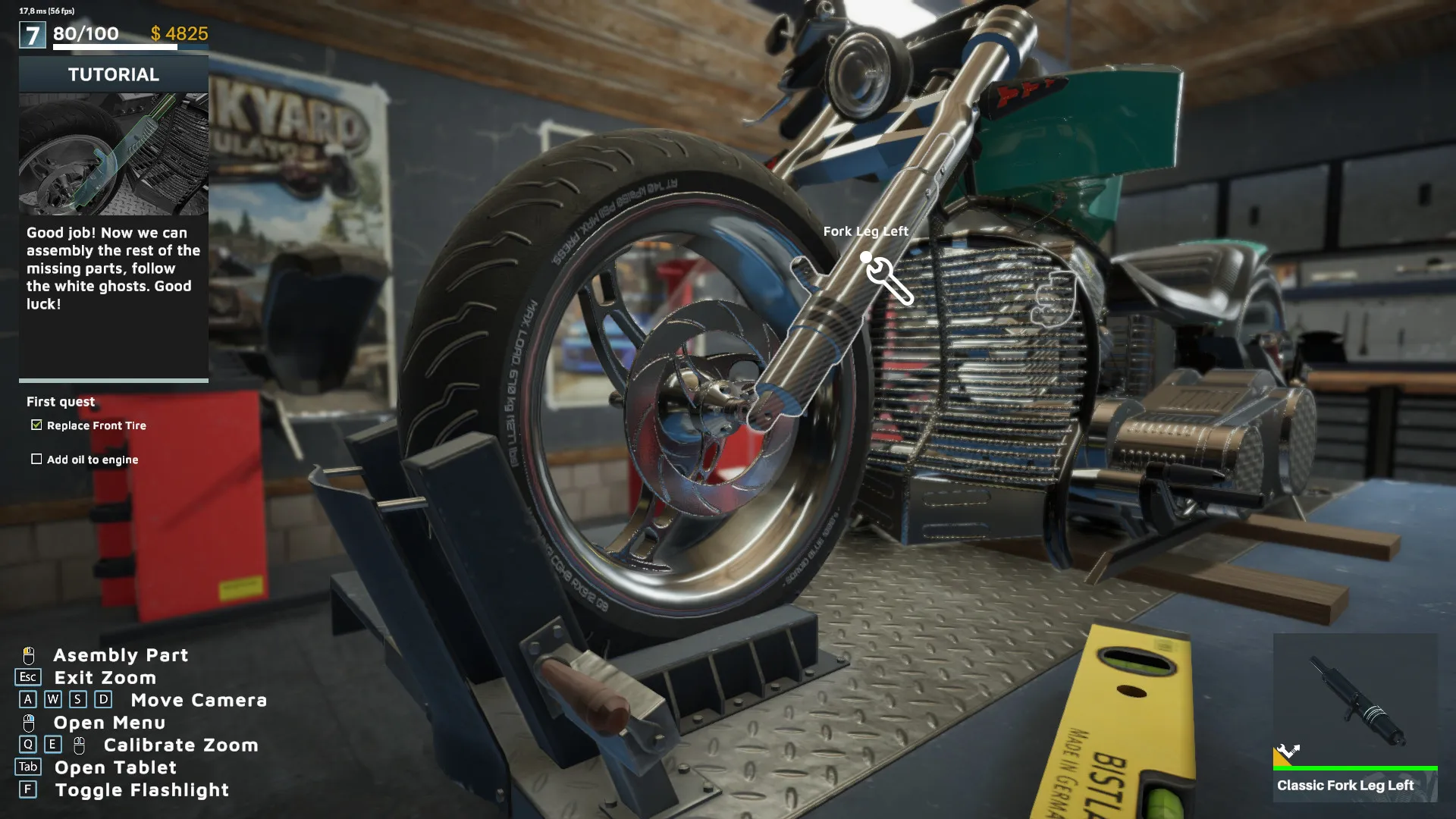 Motorcycle Mechanic Simulator 2021: Prologue: скриншот 2