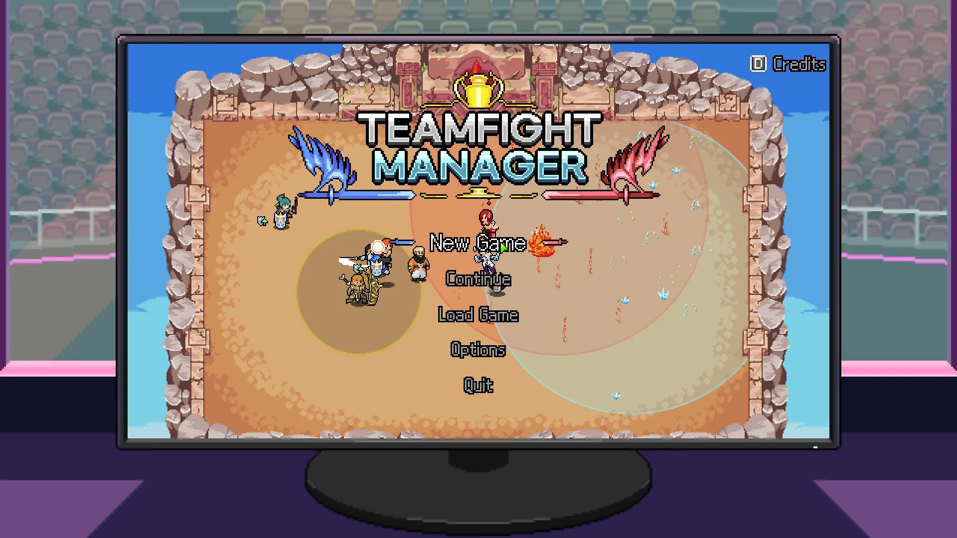 Teamfight Manager: скриншот 1