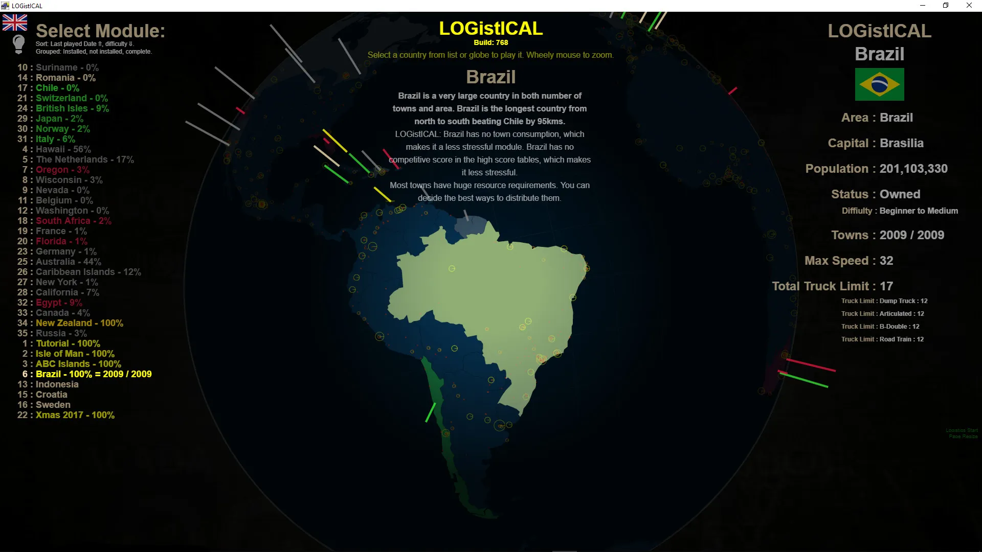 LOGistICAL: Brazil: скриншот 1