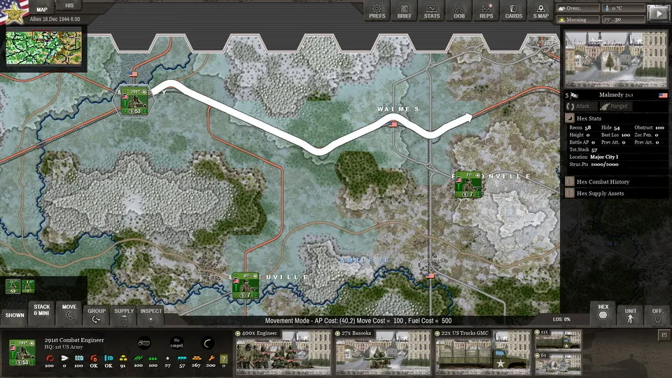 Decisive Campaigns: Ardennes Offensive: скриншот 7