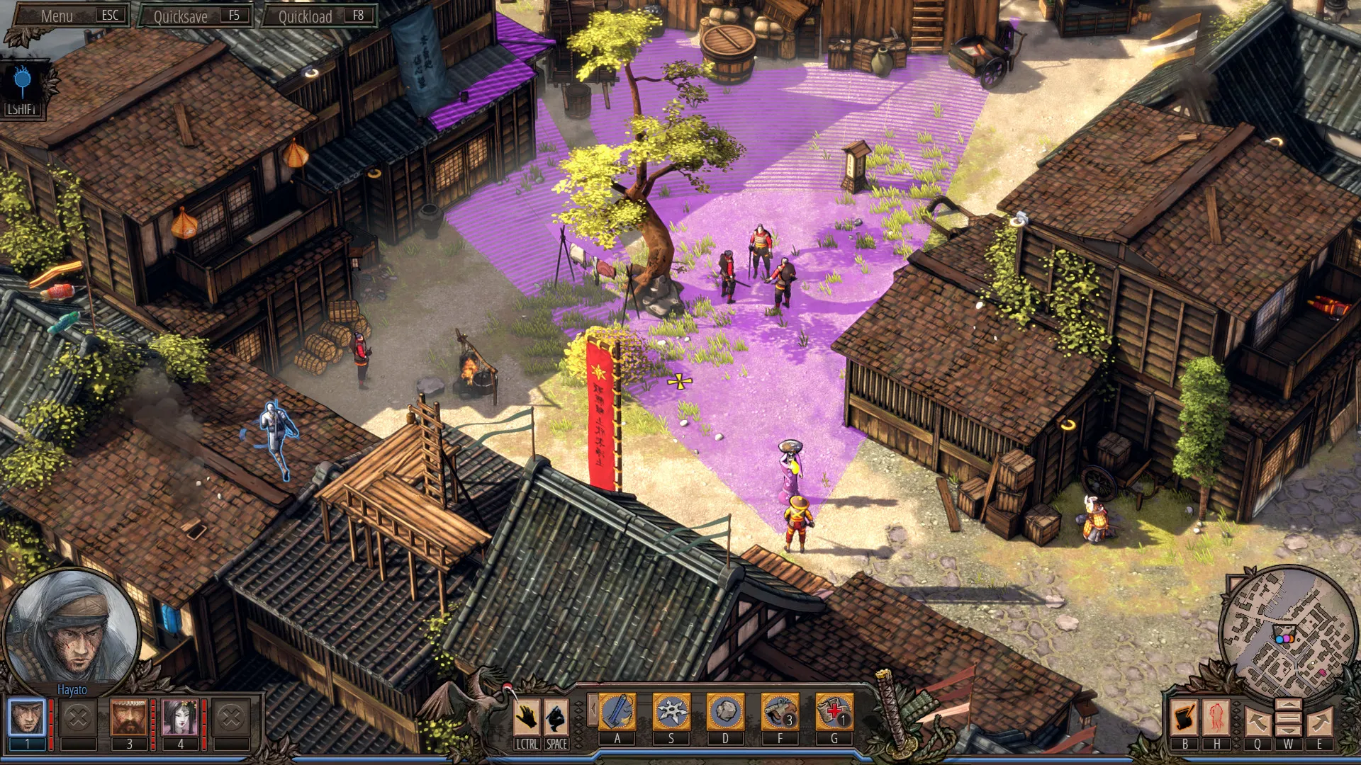 Shadow Tactics: Aiko's Choice: скриншот 6