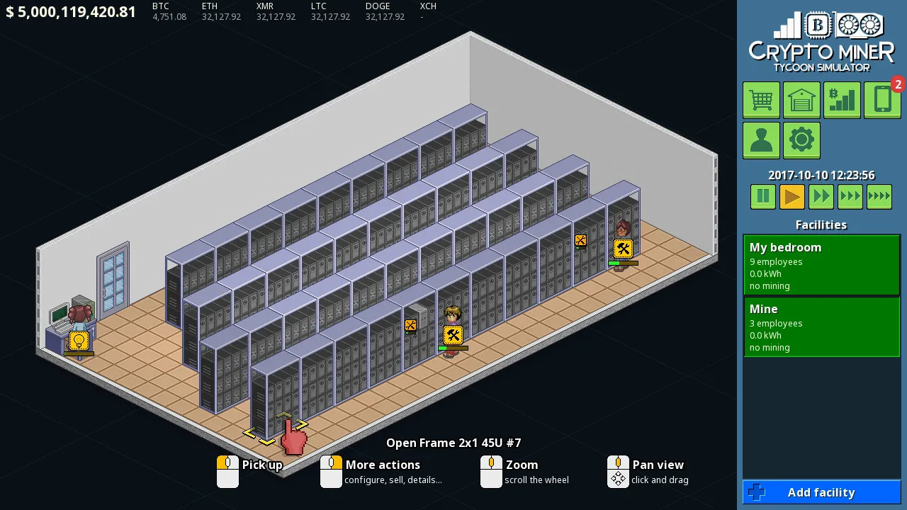 Crypto Miner Tycoon Simulator: скриншот 2