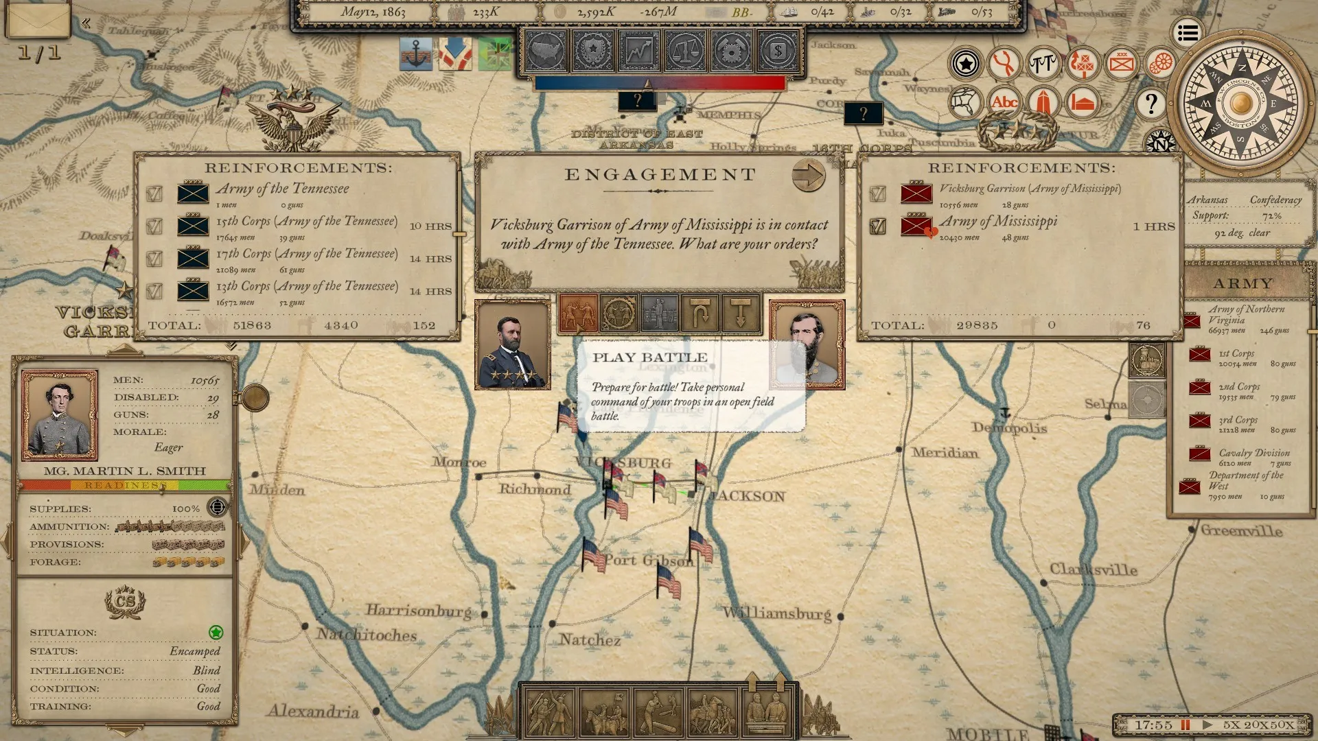 Grand Tactician: The Civil War (1861-1865): скриншот 4