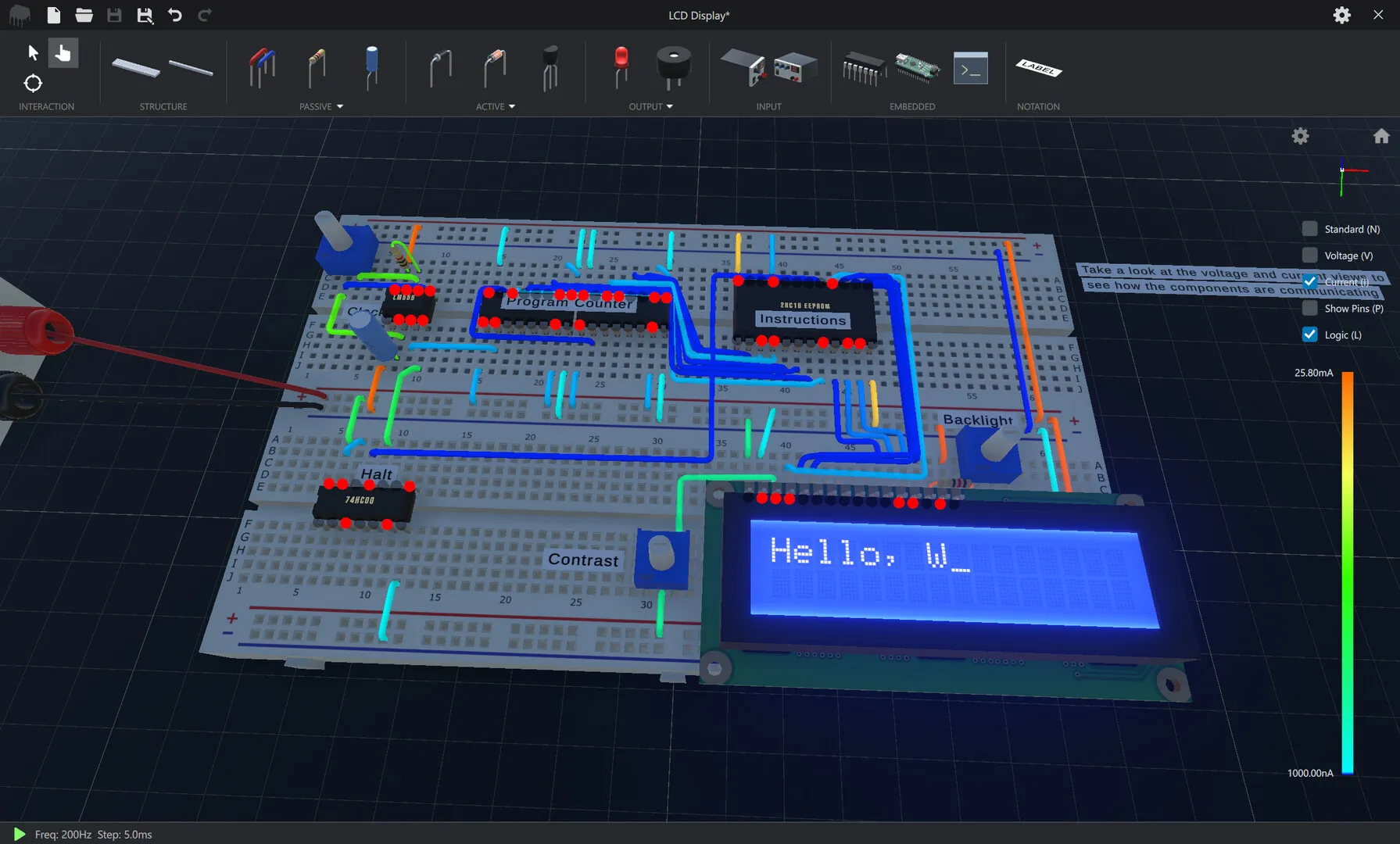 CRUMB Circuit Simulator: скриншот 4