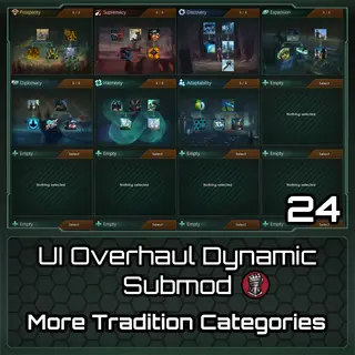 UI Overhaul Dynamic - More Tradition Categories (24)