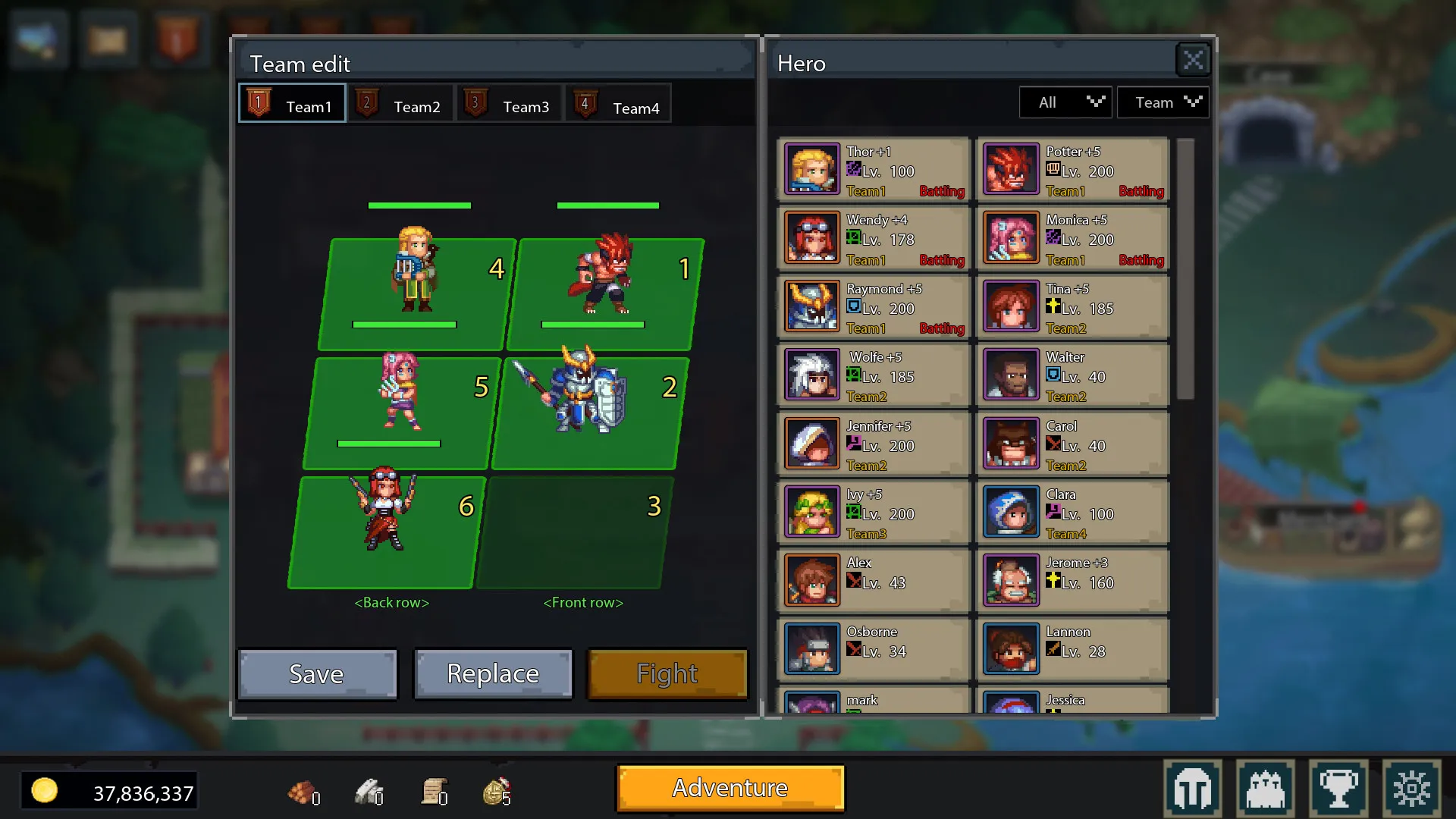 No-brainer Heroes 挂机吧！勇者: скриншот 3
