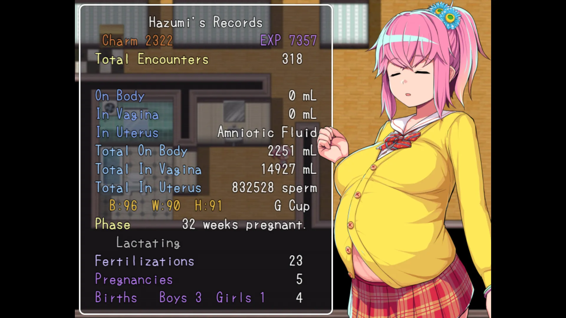 Hazumi and the Pregnation: скриншот 3