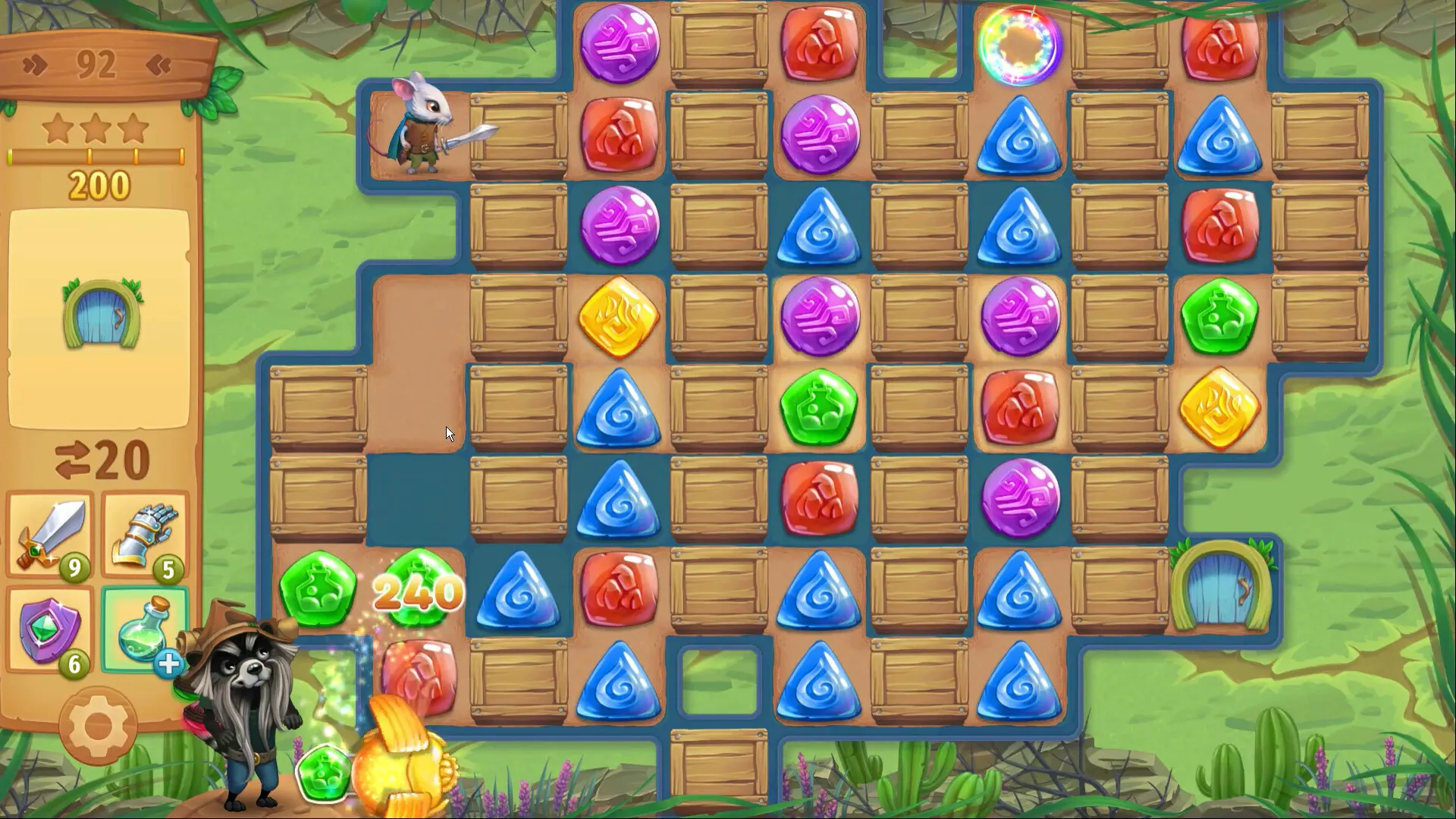 Strongblade - Puzzle Quest and Match-3 Adventure: скриншот 8