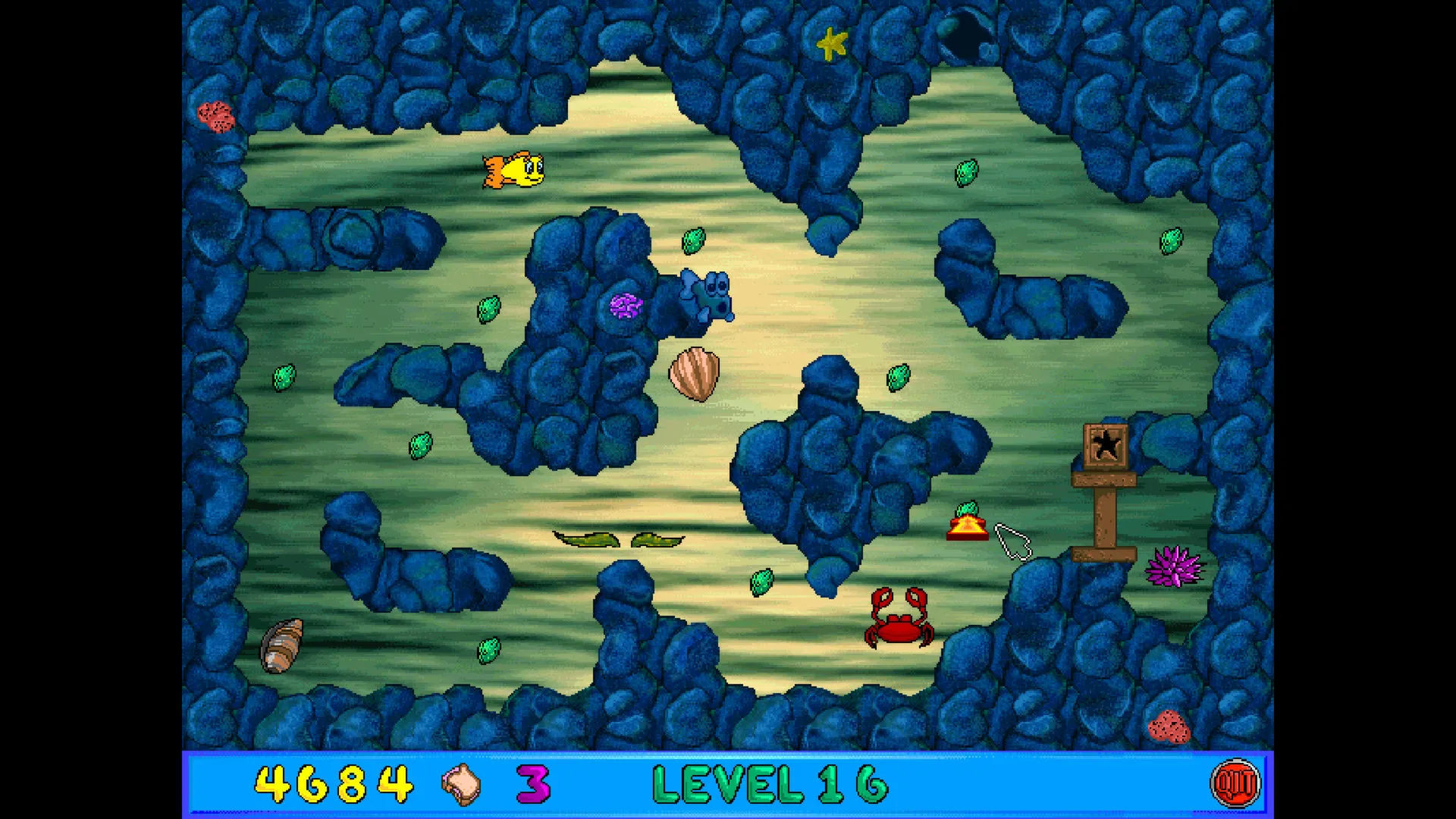 Freddi Fish and Luther's Maze Madness: скриншот 5