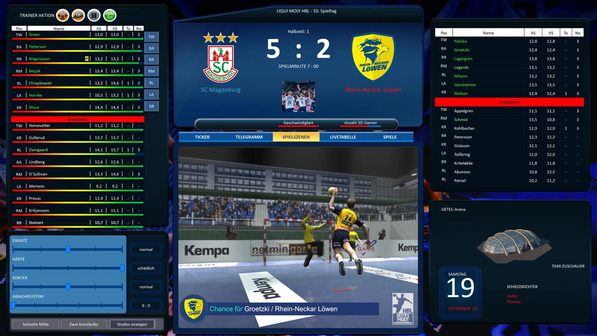 Handball Manager 2021: скриншот 4