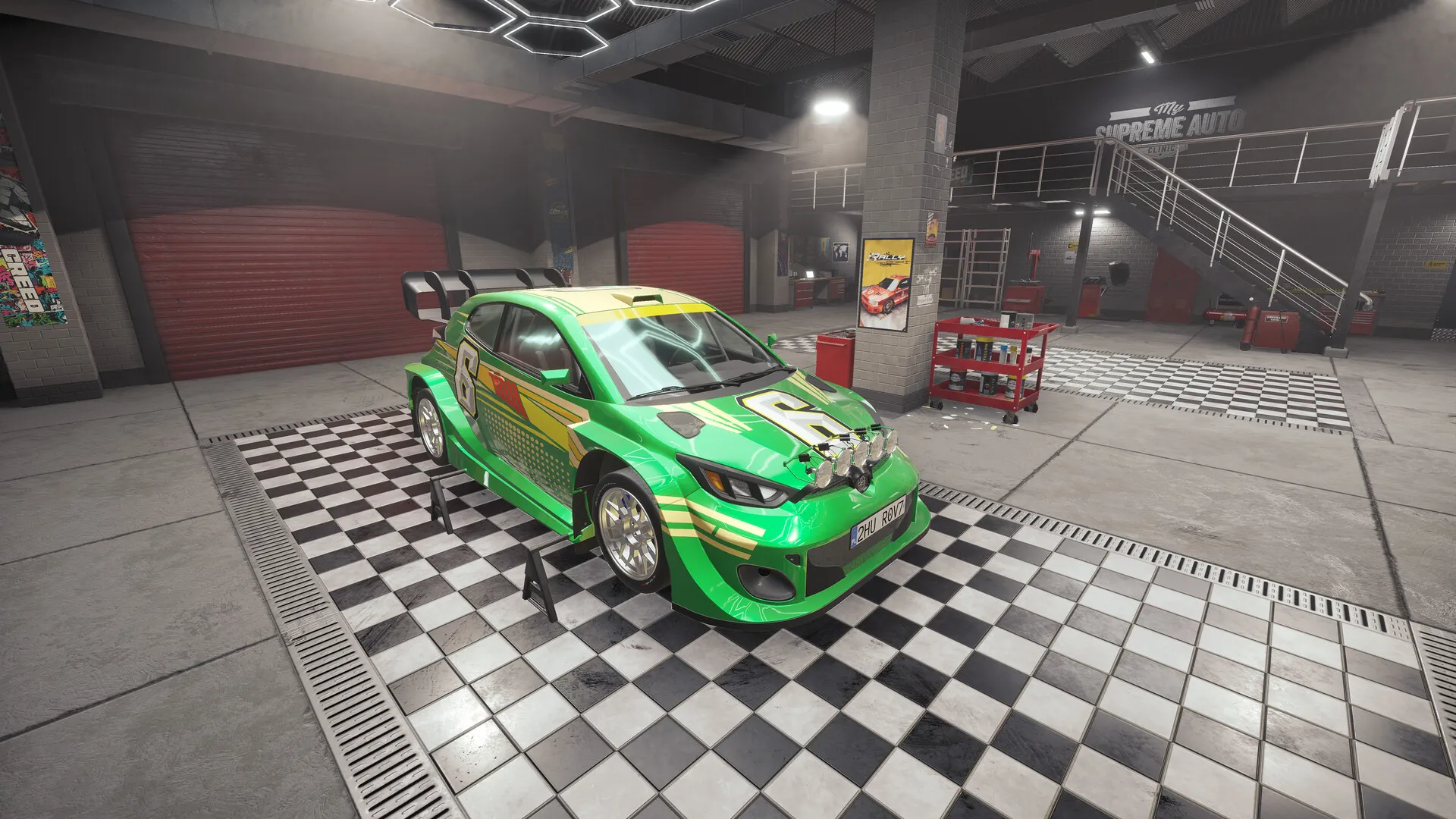 Rally Mechanic Simulator: скриншот 1