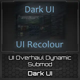 UI Overhaul Dynamic - Dark UI