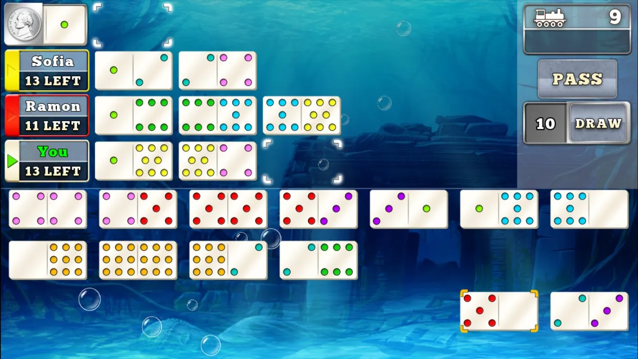 Mexican Train Dominoes Gold: скриншот 2