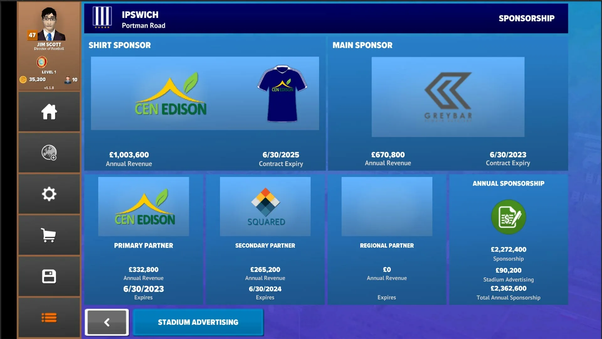 Football Club Management 2023: скриншот 8
