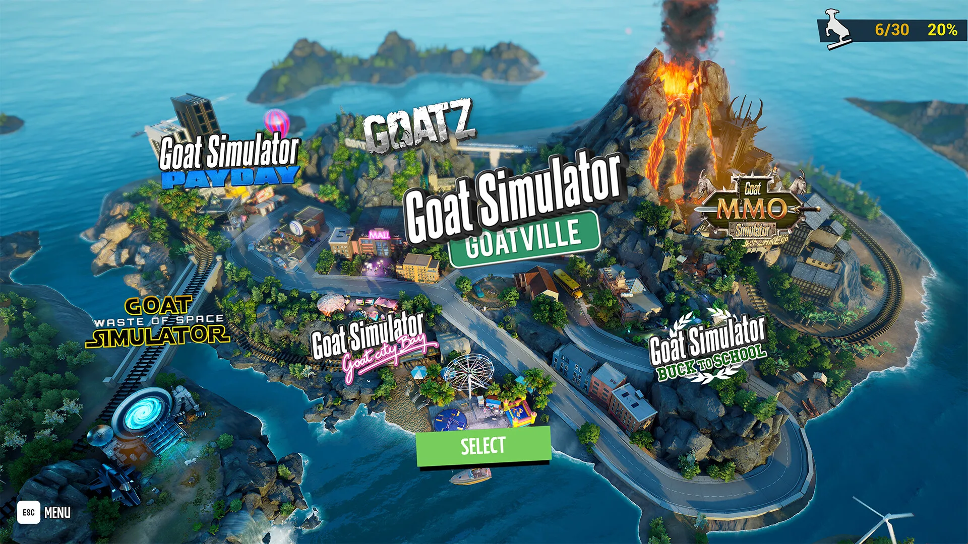 Goat Simulator: Remastered: скриншот 2
