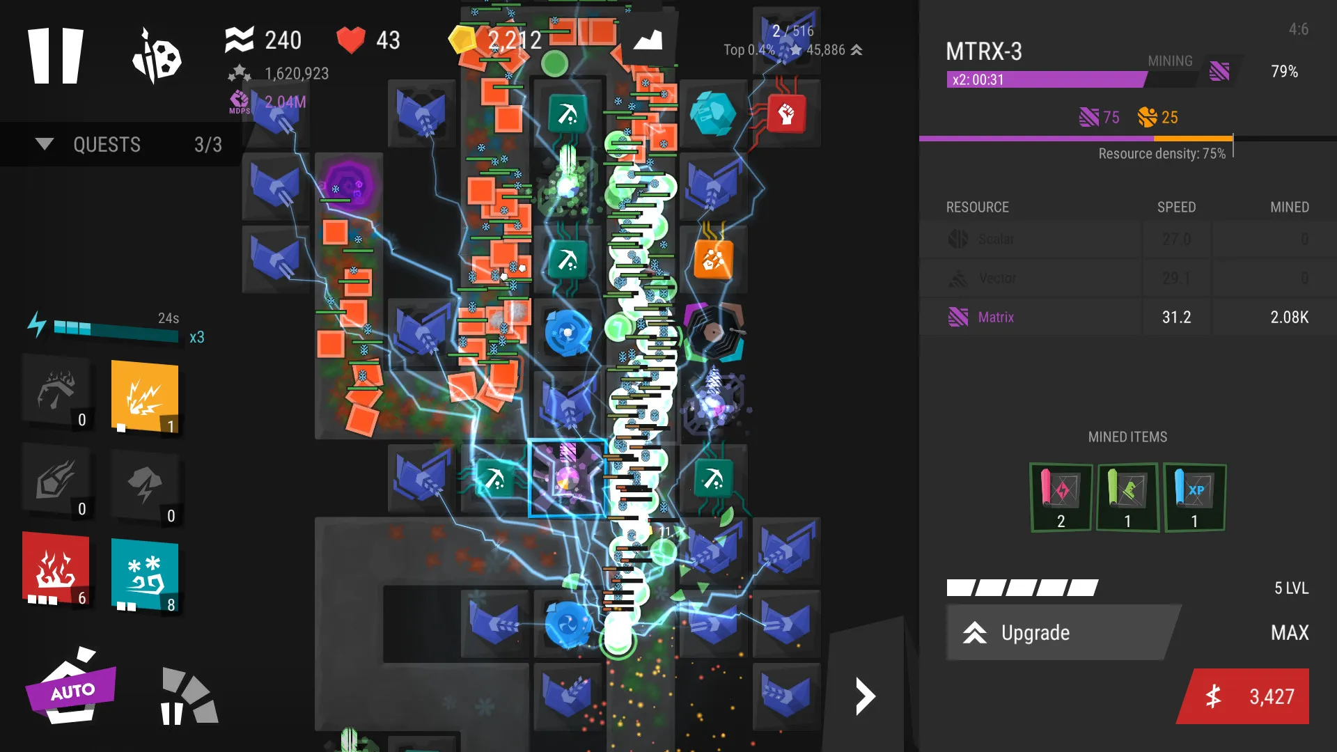 Infinitode 2 - Infinite Tower Defense: скриншот 4