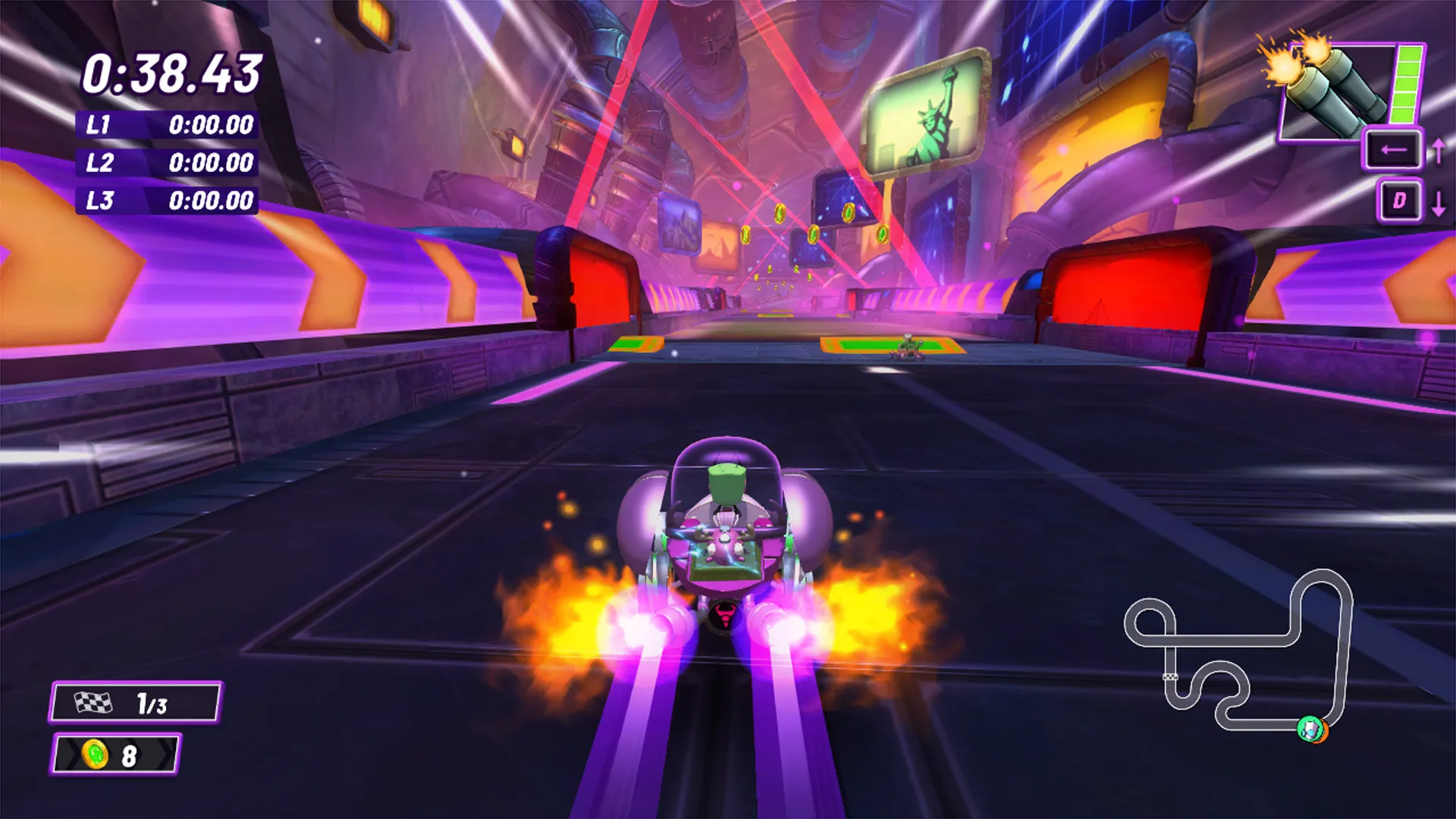Nickelodeon Kart Racers 2: Grand Prix: скриншот 2