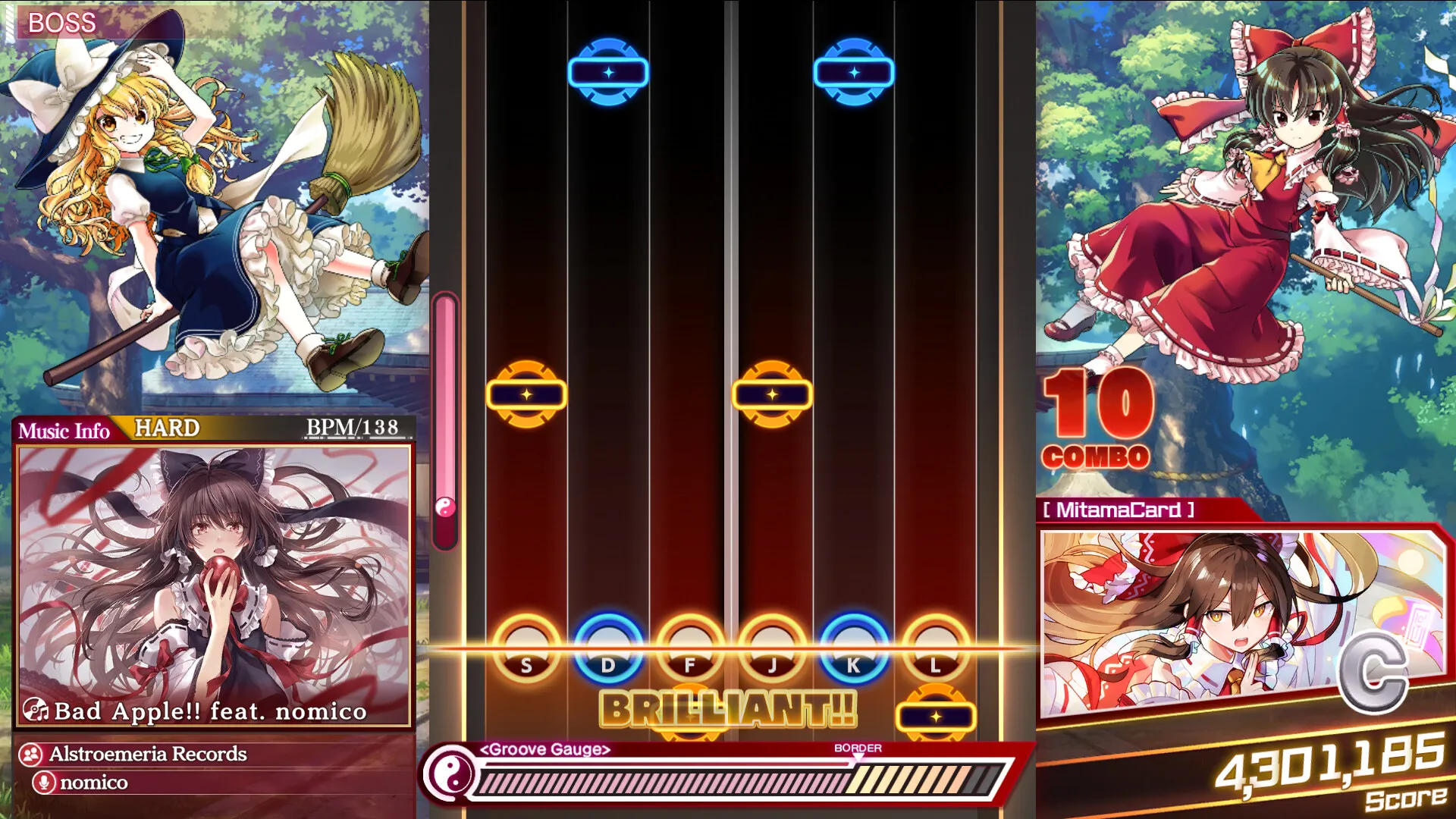 Touhou Danmaku Kagura Phantasia Lost: скриншот 1
