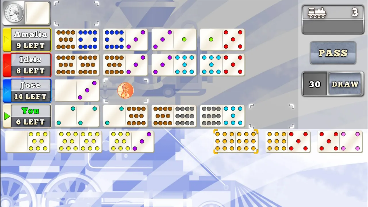 Mexican Train Dominoes Gold: скриншот 5
