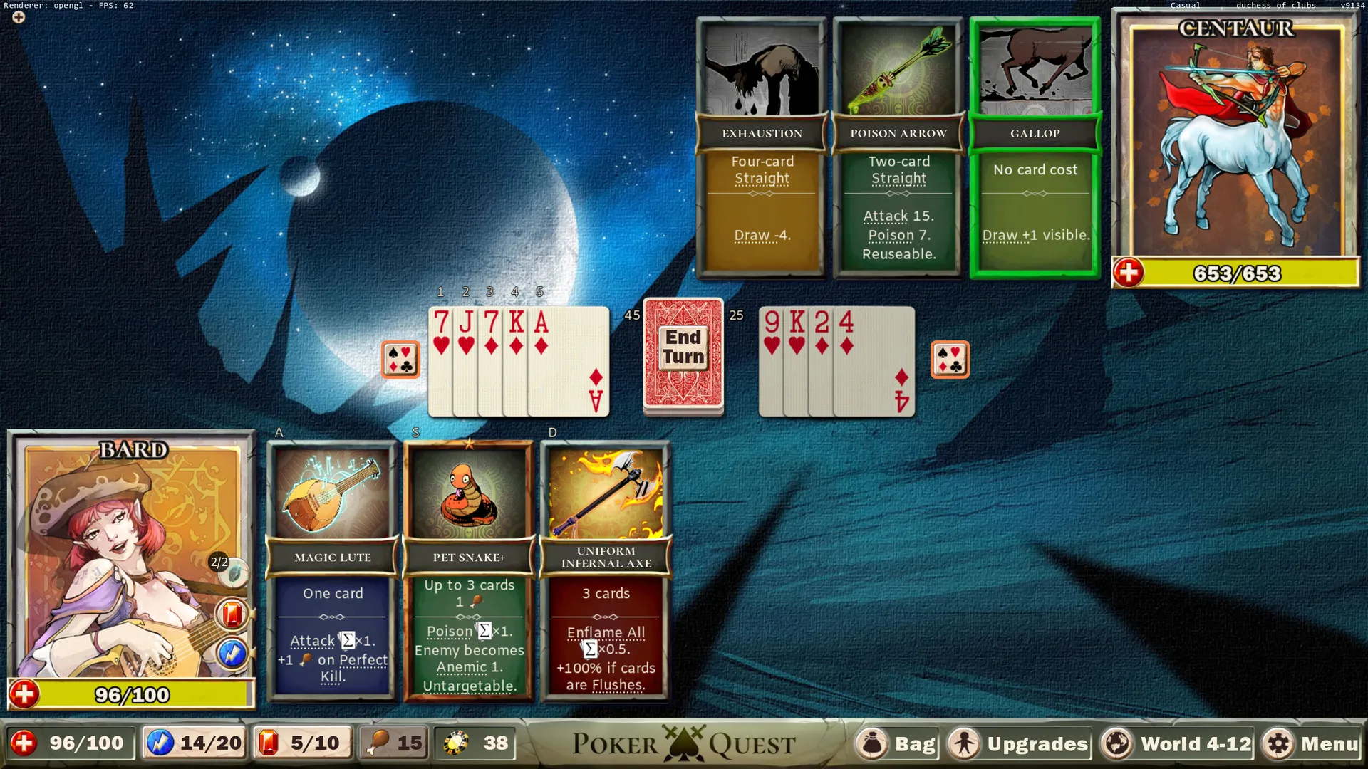 Poker Quest: Swords and Spades: скриншот 6