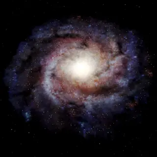 EG* - Multicoloured Galaxy Texture