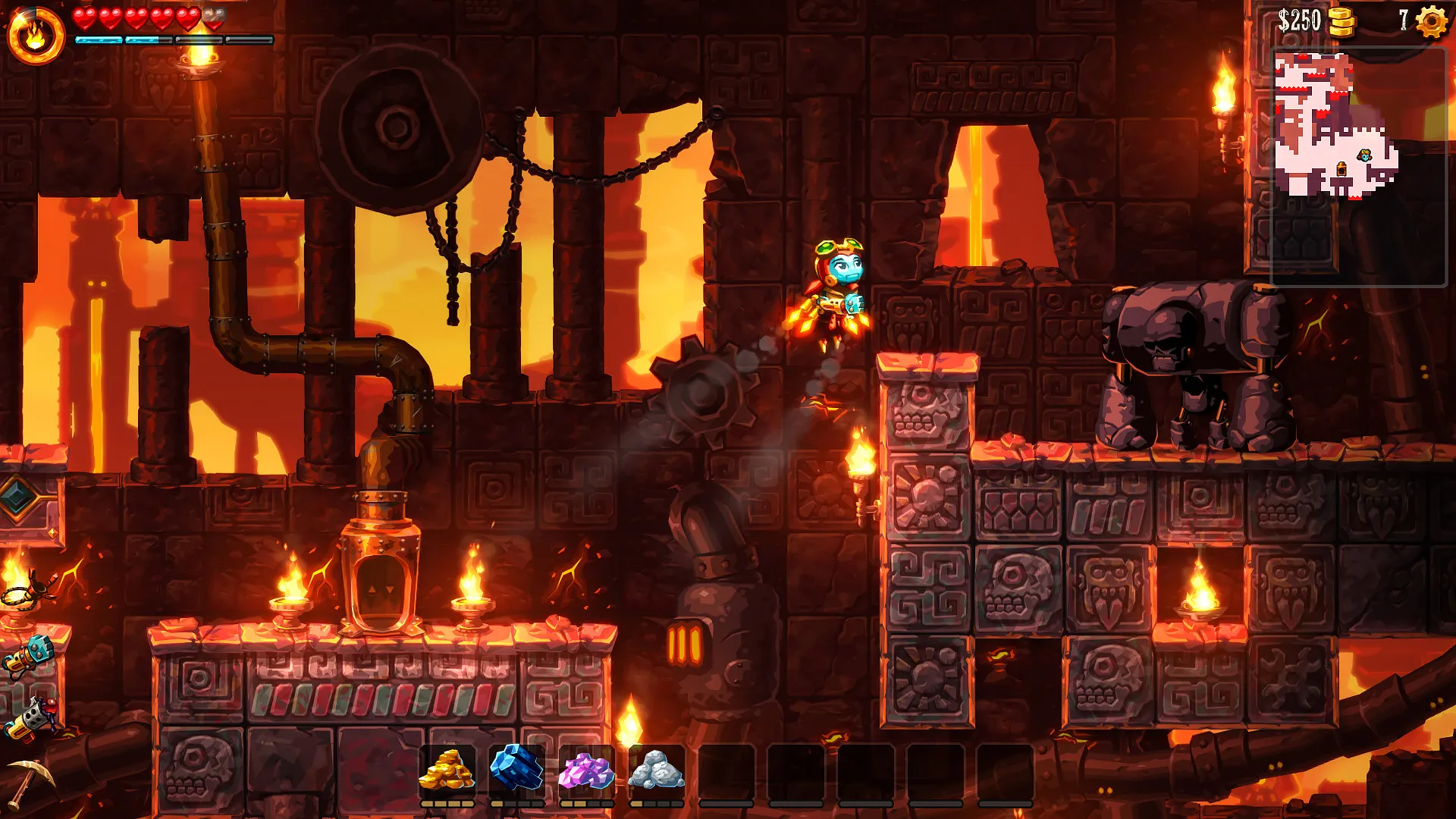 SteamWorld Dig 2: скриншот 7