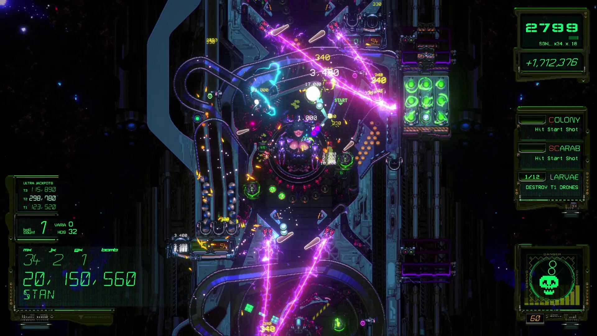 XENOTILT: HOSTILE PINBALL ACTION: скриншот 7
