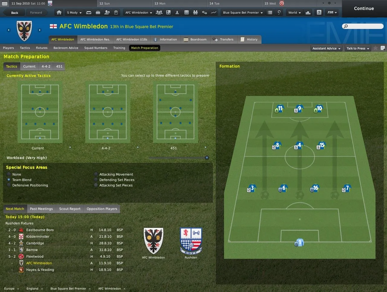 Football Manager 2011: скриншот 4