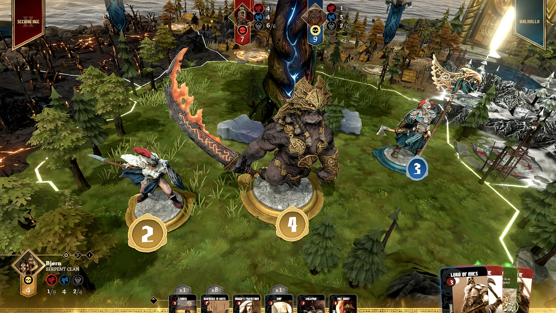 Blood Rage: Digital Edition: скриншот 2