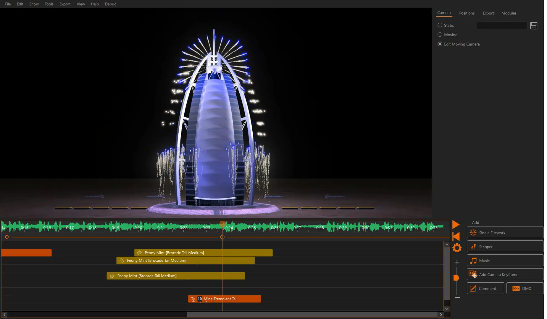FWsim - Fireworks Display Simulator: скриншот 7