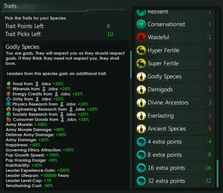 More Trait Points and Picks