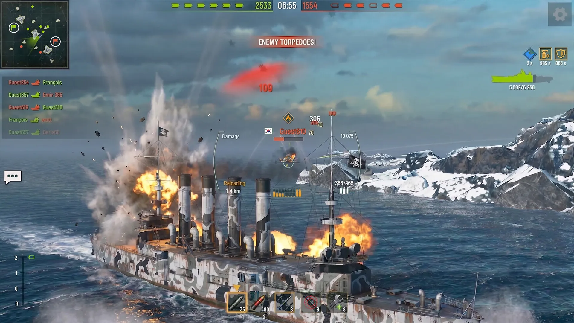 Navy War: Морской бой онлайн: скриншот 4