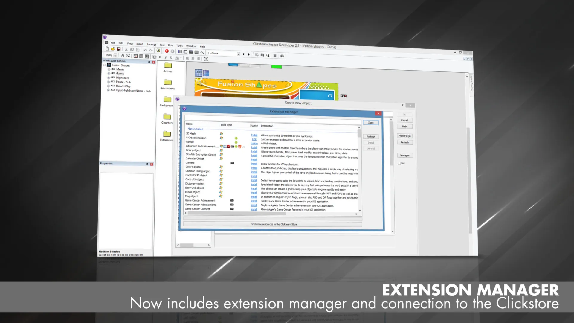 Clickteam Fusion 2.5: скриншот 3