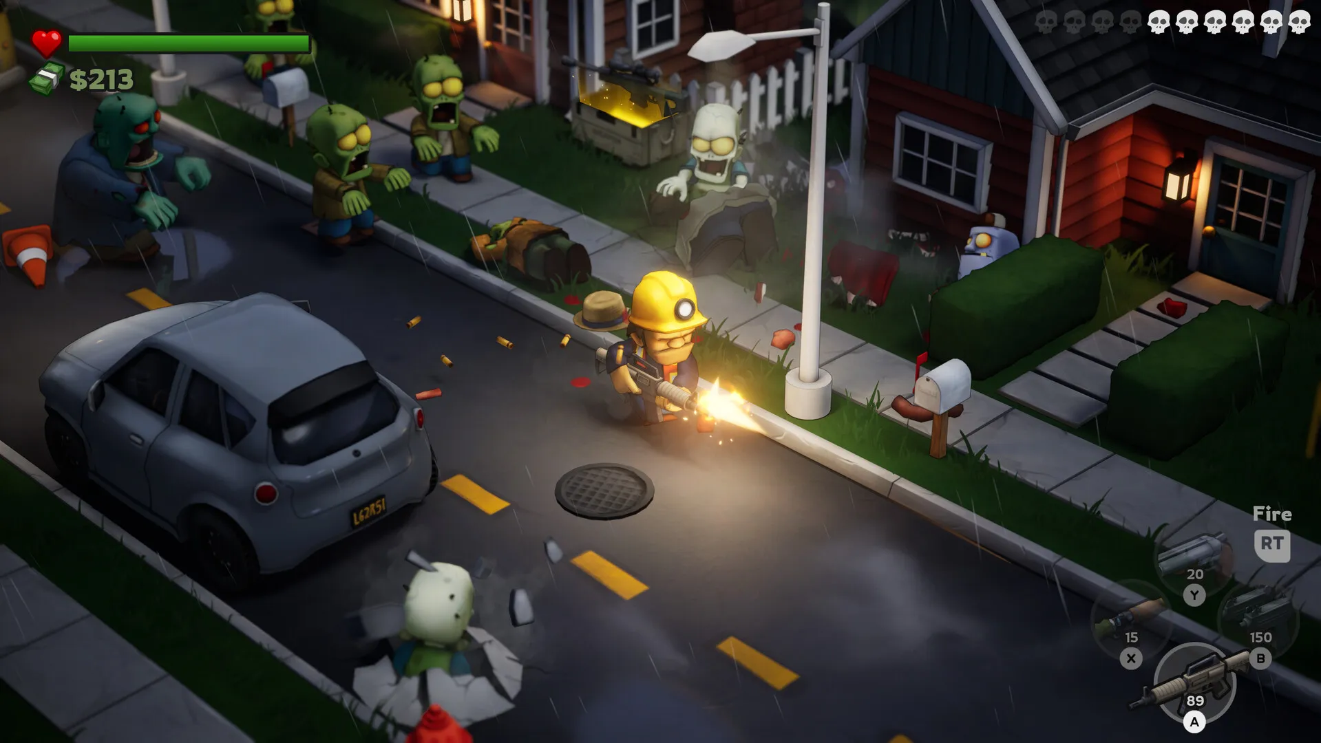 Zombieville USA 3D: скриншот 1