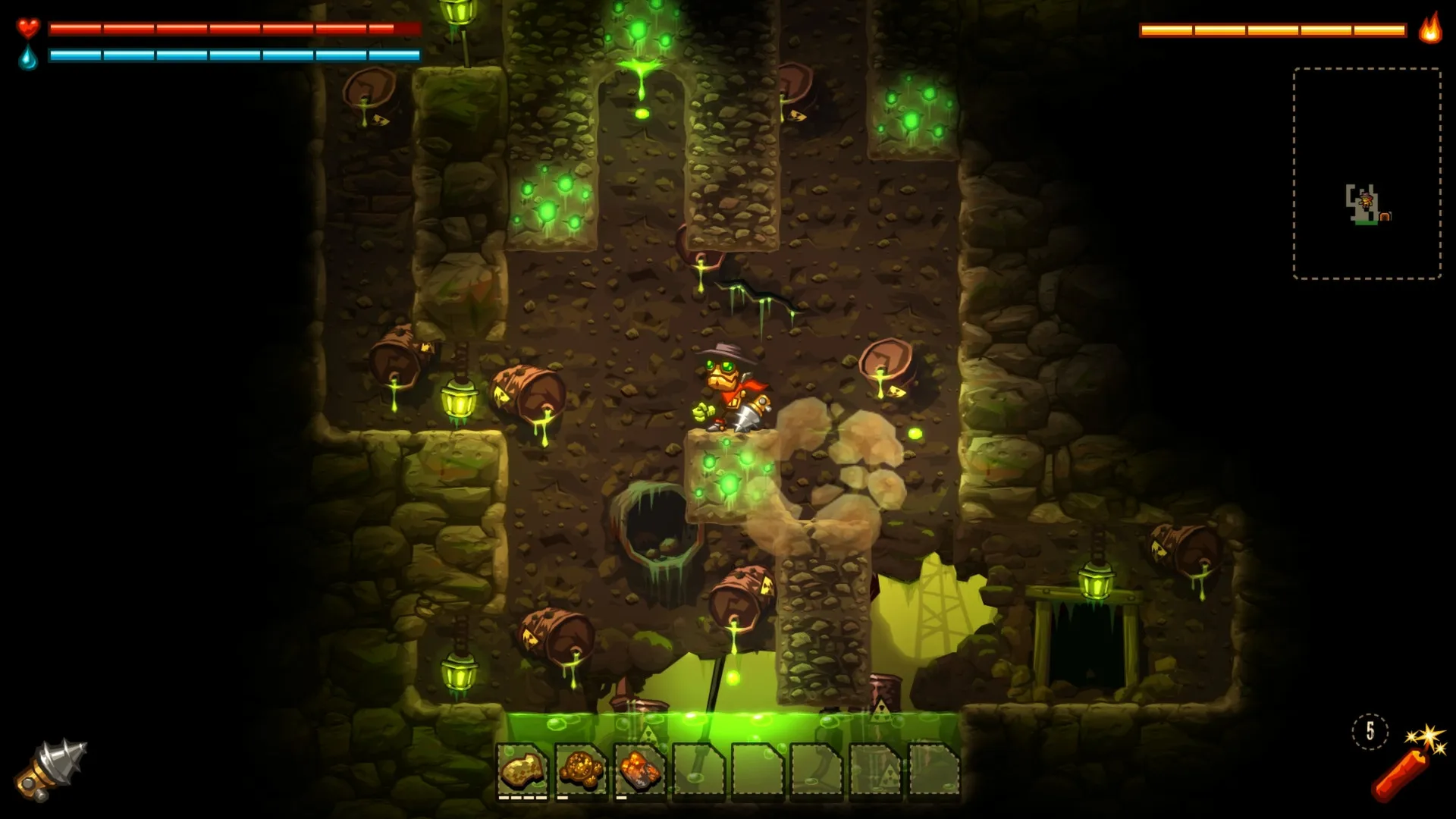 SteamWorld Dig: скриншот 3