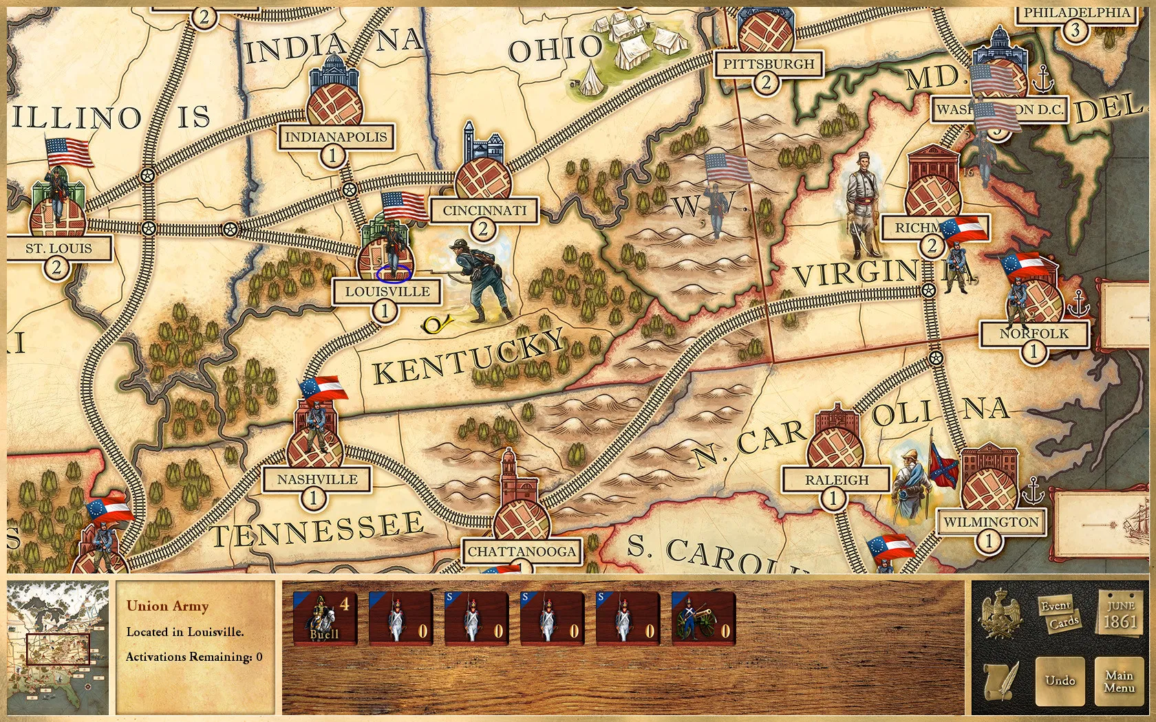 Victory and Glory: The American Civil War: скриншот 4
