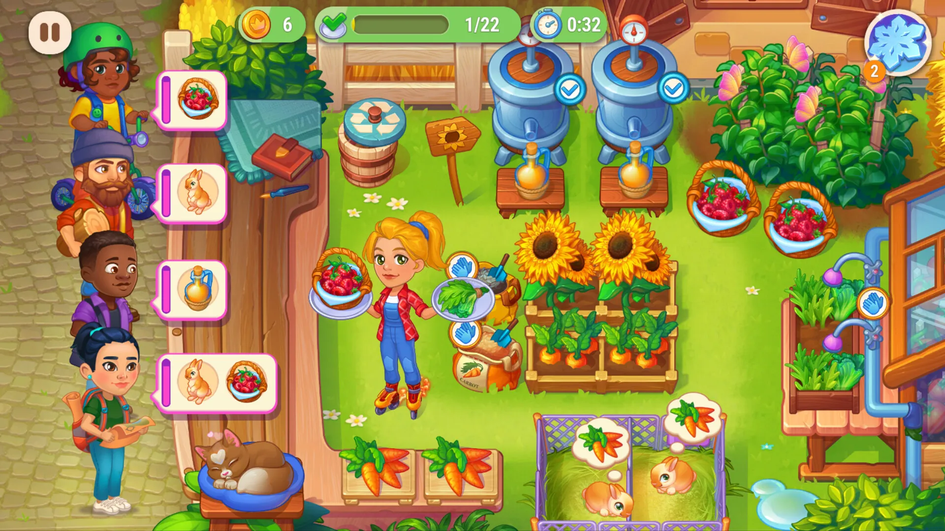 Farming Fever - Pizza and Burger Cooking game: скриншот 4