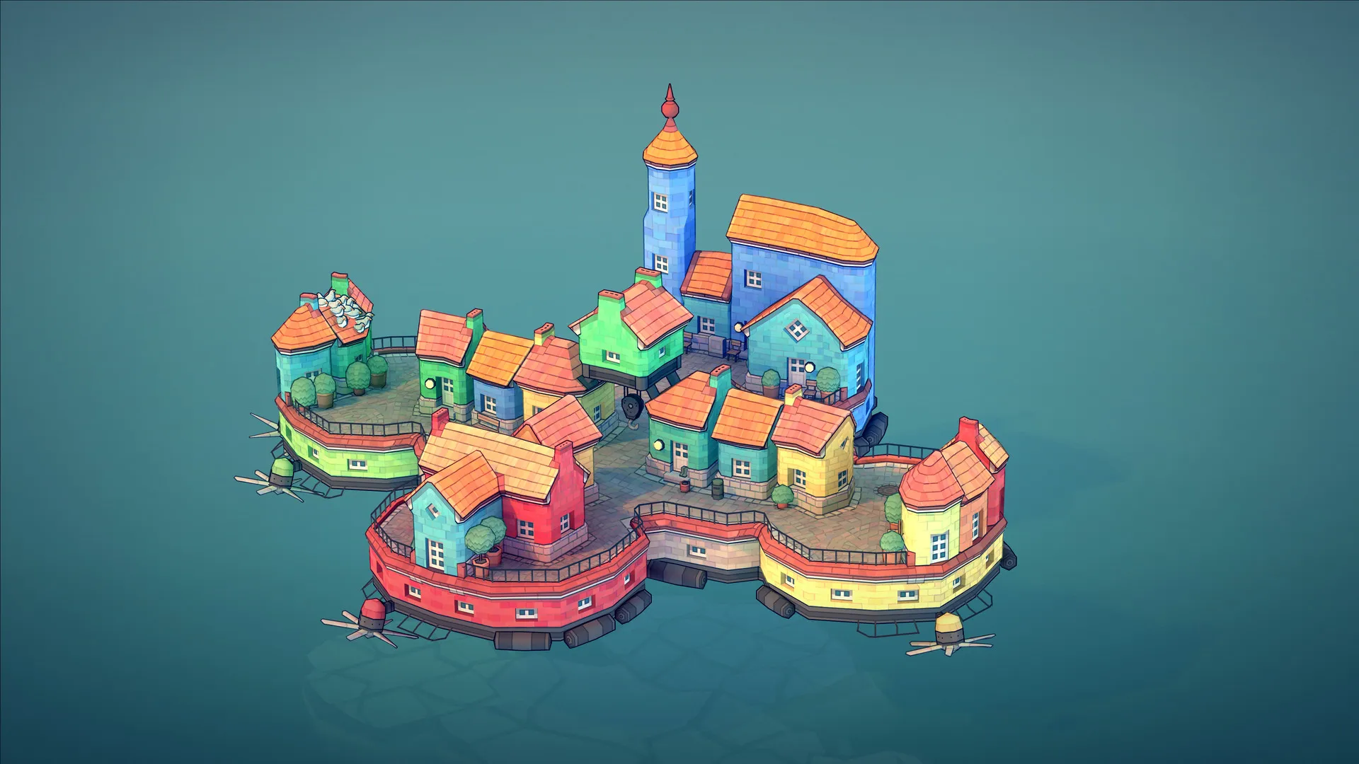 Townscaper: скриншот 7