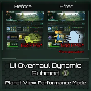 UI Overhaul Dynamic - Planet View Performance Mode