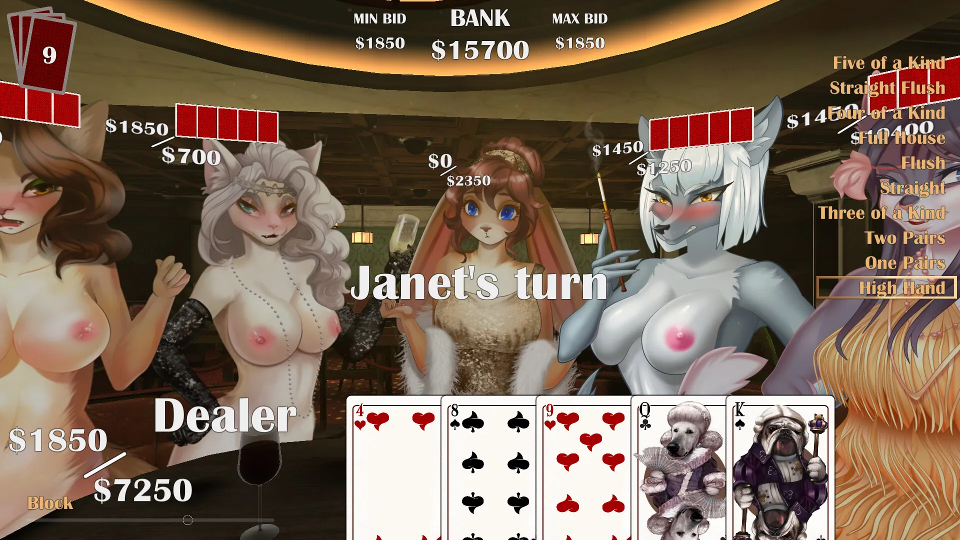 Furry Sex: Poker 🃏♥️: скриншот 2