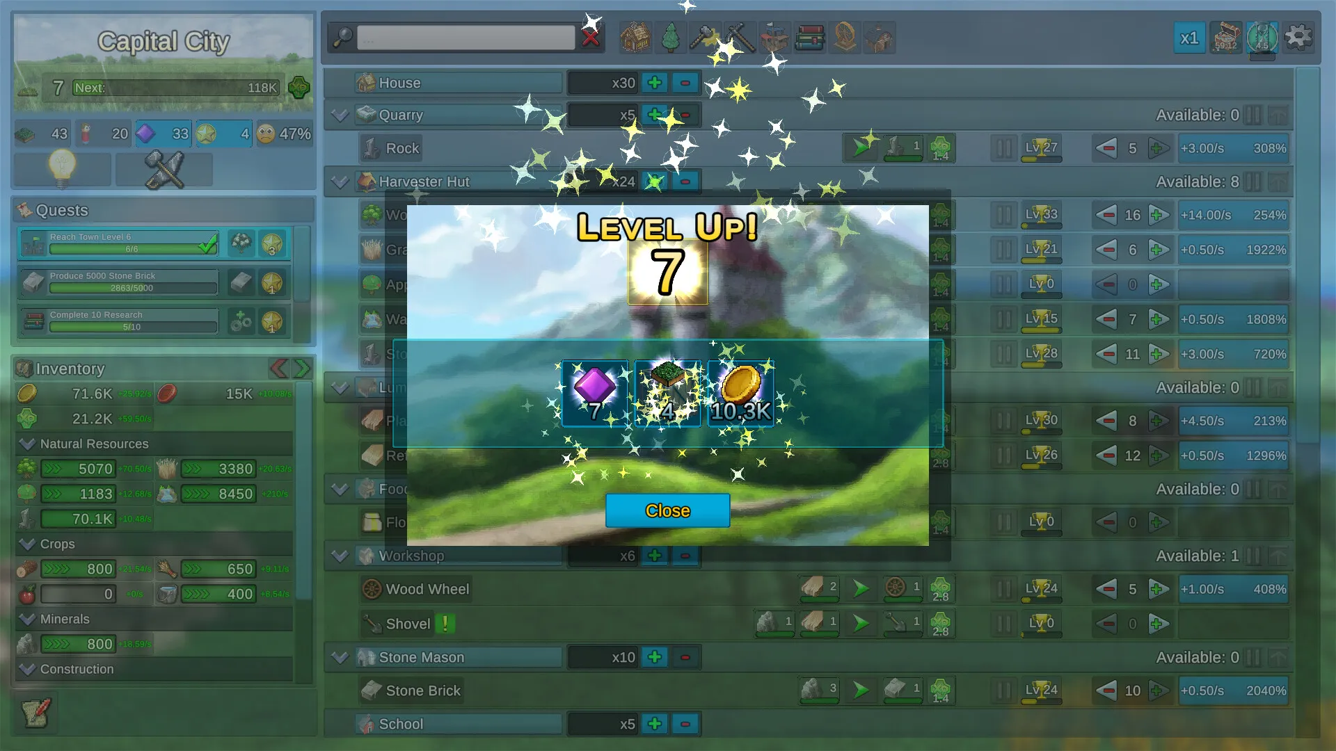 Factory Town Idle: скриншот 2